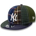 bone-plano-azul-marinho-e-verde-ajustavel-9fifty-patch-panel-da-new-york-yankees-mlb-da-new-era