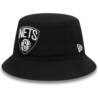 Chapéu balde preto Print Infill da Brooklyn Nets NBA da New Era