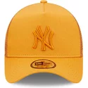 bone-trucker-laranja-com-logo-laranja-a-frame-tonal-mesh-da-new-york-yankees-mlb-da-new-era