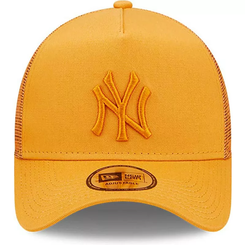 bone-trucker-laranja-com-logo-laranja-a-frame-tonal-mesh-da-new-york-yankees-mlb-da-new-era