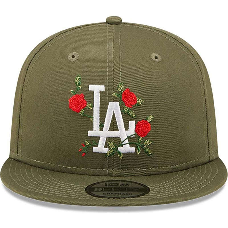 bone-plano-verde-snapback-9fifty-flower-da-los-angeles-dodgers-mlb-da-new-era