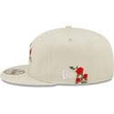 bone-plano-bege-snapback-9fifty-flower-da-chicago-white-sox-mlb-da-new-era