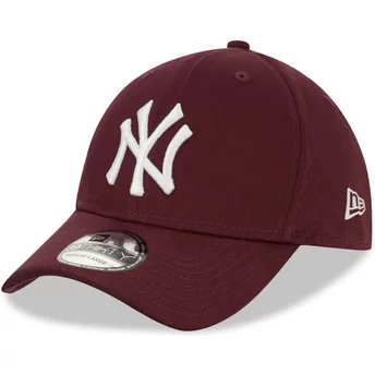 Boné curvo grená justo 39THIRTY League Essential da New York Yankees MLB da New Era