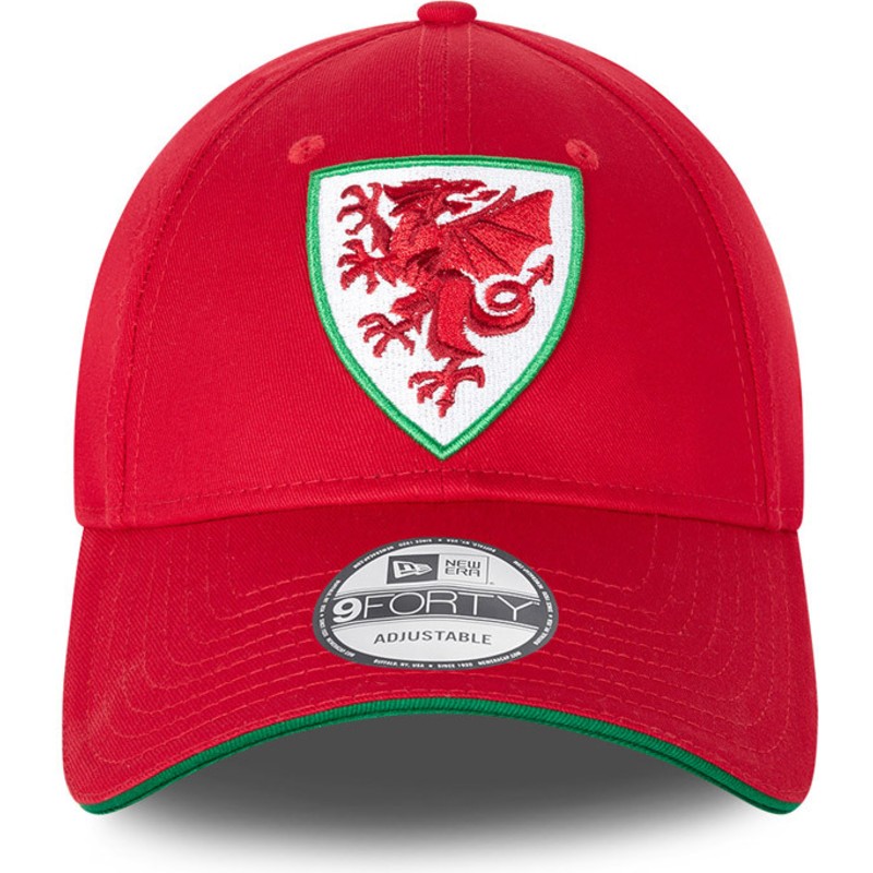 bone-curvo-vermelho-ajustavel-9forty-da-wales-copa-do-mundo-fifa-da-new-era