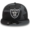 bone-plano-camuflagem-preto-snapback-9fifty-team-da-las-vegas-raiders-nfl-da-new-era
