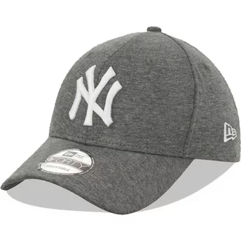 Boné curvo cinza ajustável 9FORTY Camisola da New York Yankees MLB da New Era