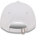 bone-curvo-branco-ajustavel-com-logo-rosa-para-crianca-9forty-league-essential-da-new-york-yankees-mlb-da-new-era