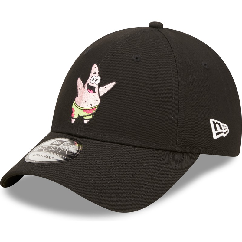 bone-curvo-preto-ajustavel-9forty-da-patrick-estrela-spongebob-squarepants-da-new-era