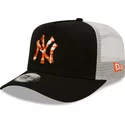 bone-trucker-preto-e-branco-com-logo-laranja-a-frame-seasonal-infill-da-new-york-yankees-mlb-da-new-era
