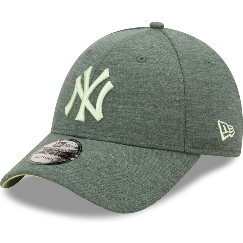 bone-curvo-verde-ajustavel-com-logo-verde-9forty-camisola-essential-da-new-york-yankees-mlb-da-new-era