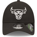 bone-curvo-preto-ajustavel-9forty-repreve-monochrom-da-chicago-bulls-nba-da-new-era