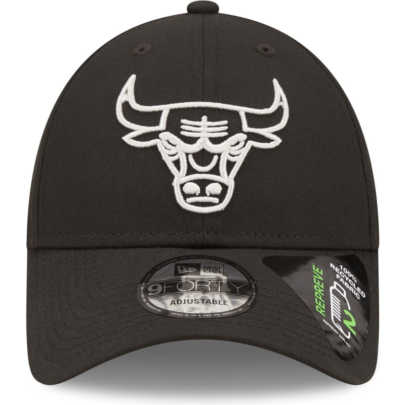 bone-curvo-preto-ajustavel-9forty-repreve-monochrom-da-chicago-bulls-nba-da-new-era