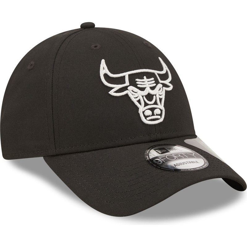 bone-curvo-preto-ajustavel-9forty-repreve-monochrom-da-chicago-bulls-nba-da-new-era