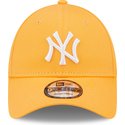 bone-curvo-laranja-claro-ajustavel-9forty-league-essential-da-new-york-yankees-mlb-da-new-era