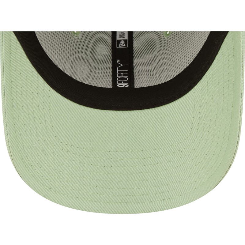bone-curvo-verde-claro-ajustavel-9forty-league-essential-da-los-angeles-dodgers-mlb-da-new-era