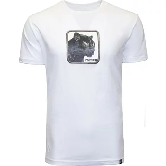Camiseta manga curta branco pantera Black Panther Big Cat The Farm da Goorin Bros.