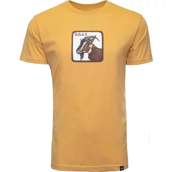 Camiseta manga curta amarelo cabra G.O.A.T. Flat Hand The Farm da Goorin Bros.
