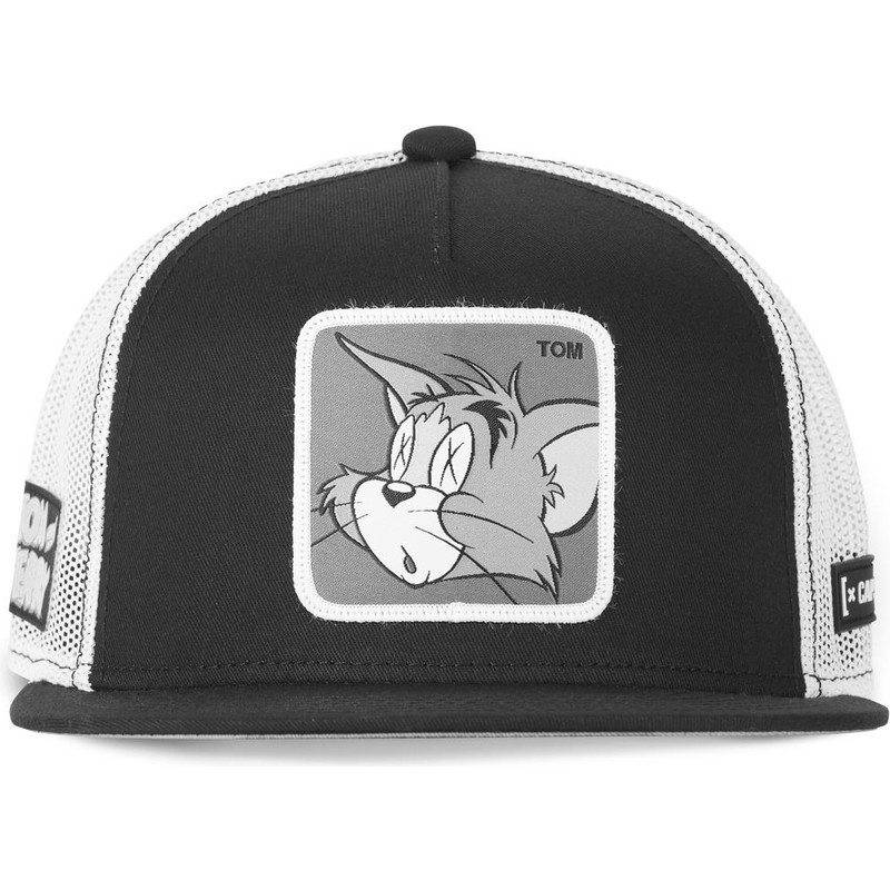 bone-trucker-plano-preto-e-branco-tom-casf-t10-looney-tunes-da-capslab