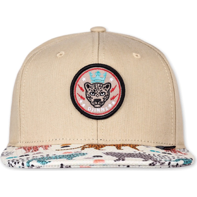 bone-plano-bege-snapback-gepard-linen-rev-da-djinns
