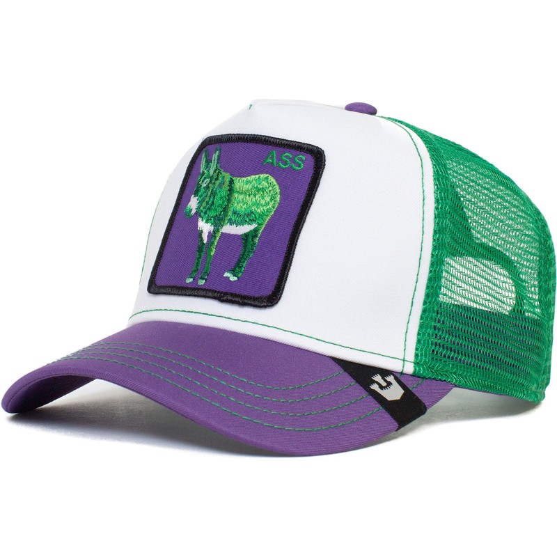 bone-trucker-branco-verde-e-violeta-burro-ass-donkey-trip-the-farm-da-goorin-bros