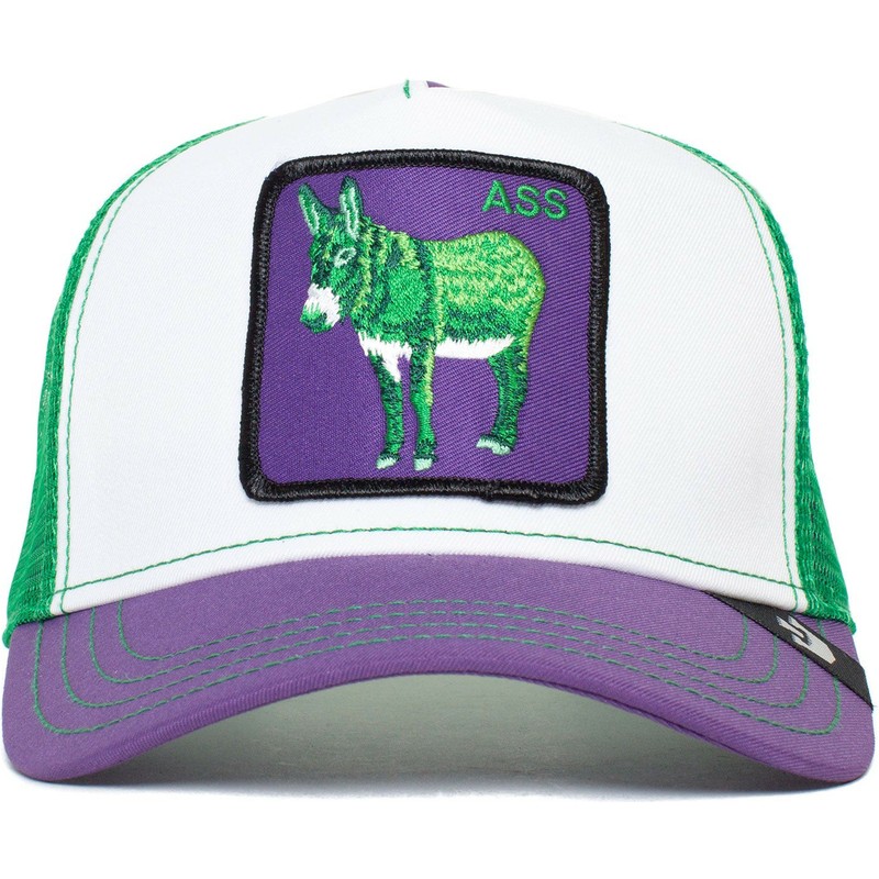 bone-trucker-branco-verde-e-violeta-burro-ass-donkey-trip-the-farm-da-goorin-bros