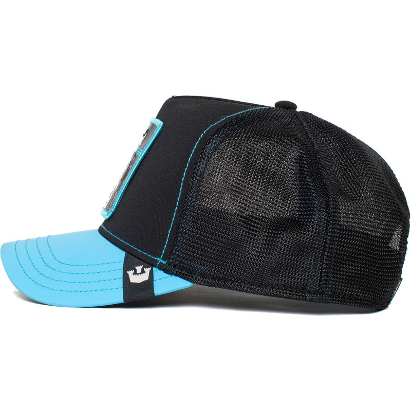 bone-trucker-preto-e-azul-tigre-tiger-blue-streak-the-farm-da-goorin-bros