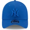 bone-curvo-azul-justo-com-logo-azul-39thirty-league-essential-da-new-york-yankees-mlb-da-new-era