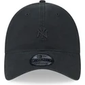 bone-curvo-preto-ajustavel-com-logo-preto-9twenty-mini-logo-da-new-york-yankees-mlb-da-new-era