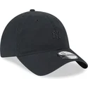 bone-curvo-preto-ajustavel-com-logo-preto-9twenty-mini-logo-da-new-york-yankees-mlb-da-new-era