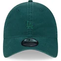 bone-curvo-verde-ajustavel-com-logo-verde-9twenty-mini-logo-da-los-angeles-dodgers-mlb-da-new-era