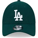 bone-curvo-verde-ajustavel-9forty-essential-melton-wool-da-los-angeles-dodgers-mlb-da-new-era