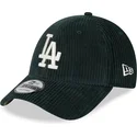 bone-curvo-verde-ajustavel-com-logo-bege-9forty-wide-cord-da-los-angeles-dodgers-mlb-da-new-era