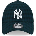 bone-curvo-verde-ajustavel-9forty-flannel-da-new-york-yankees-mlb-da-new-era