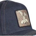 bone-curvo-azul-marinho-denim-coiote-loo8-coy1-looney-tunes-da-capslab