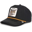 bone-curvo-preto-snapback-coruja-wise-owl-100-the-farm-all-over-canvas-da-goorin-bros