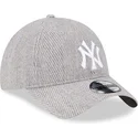 bone-curvo-cinza-ajustavel-9twenty-herringbone-da-new-york-yankees-mlb-da-new-era