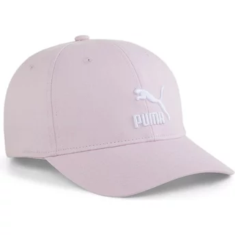 Boné curvo rosa ajustável Classics Archive Logo da Puma