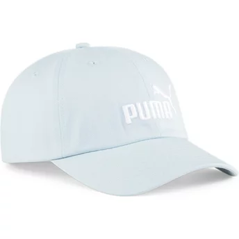 Boné curvo azul claro ajustável Essentials No.1 da Puma