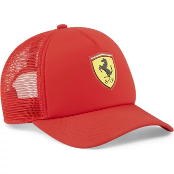 Boné trucker vermelho Race da Ferrari Formula 1 da Puma