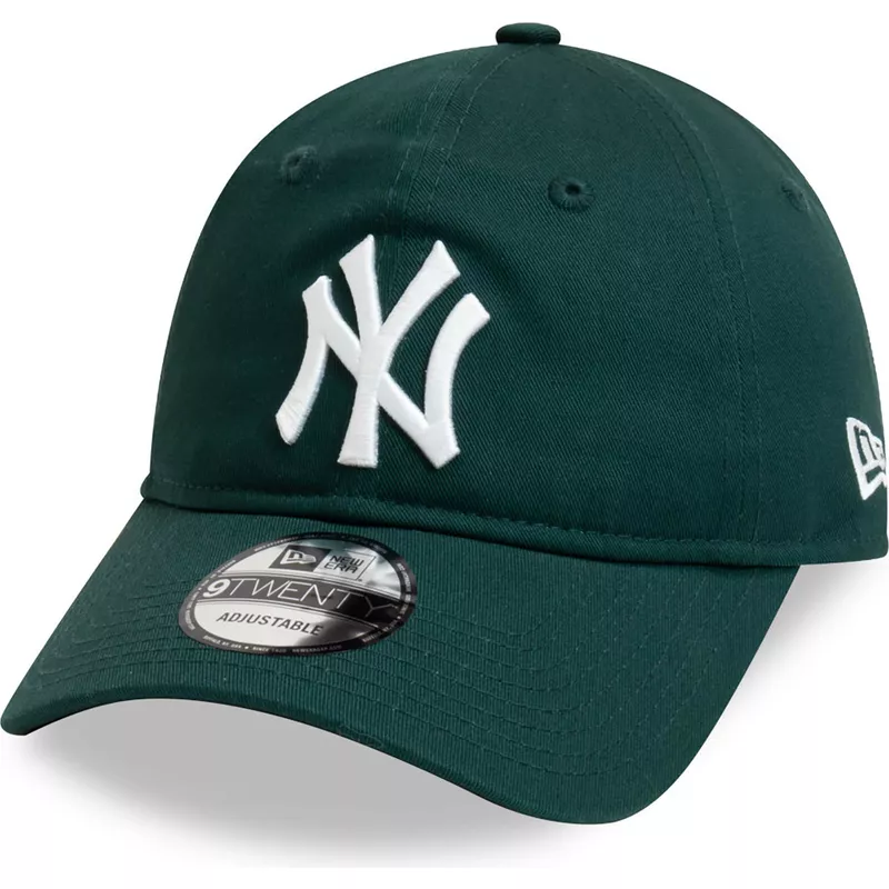 bone-curvo-verde-escuro-ajustavel-9twenty-league-essential-da-new-york-yankees-mlb-da-new-era
