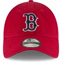 bone-curvo-vermelho-ajustavel-com-logo-azul-marinho-9twenty-core-classic-da-boston-red-sox-mlb-da-new-era