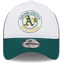 bone-trucker-branco-e-verde-9forty-a-frame-circle-da-oakland-athletics-mlb-da-new-era