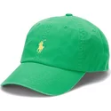 bone-curvo-verde-ajustavel-com-logo-amarelo-cotton-chino-classic-sport-da-polo-ralph-lauren