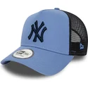 bone-trucker-azul-com-logo-azul-marinho-a-frame-league-essential-da-new-york-yankees-mlb-da-new-era