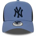 bone-trucker-azul-com-logo-azul-marinho-a-frame-league-essential-da-new-york-yankees-mlb-da-new-era