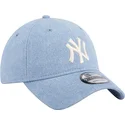 bone-curvo-azul-ajustavel-9twenty-washed-denim-da-new-york-yankees-mlb-da-new-era