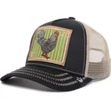 bone-trucker-preto-e-bege-galo-ye-olde-cock-the-farm-retro-classic-da-goorin-bros