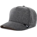 bone-curvo-cinza-snapback-the-farm-nude-denim-da-goorin-bros