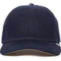 bone-curvo-azul-marinho-snapback-the-farm-nude-denim-da-goorin-bros