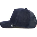 bone-curvo-azul-marinho-snapback-the-farm-nude-denim-da-goorin-bros
